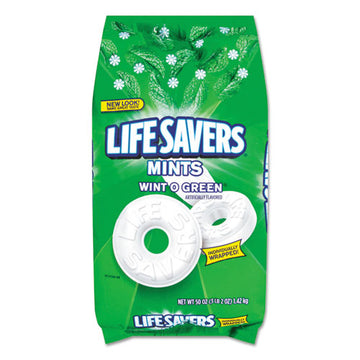 LifeSavers® Hard Candy Mints, Pep-o-mint, 50 Oz Bag freeshipping - TVN Wholesale